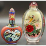 Zwei Snuff - Bottles. China. 20. Jahrhundert.