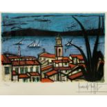 Bernard BUFFET (1928 - 1999). Ansicht von St. Tropez.