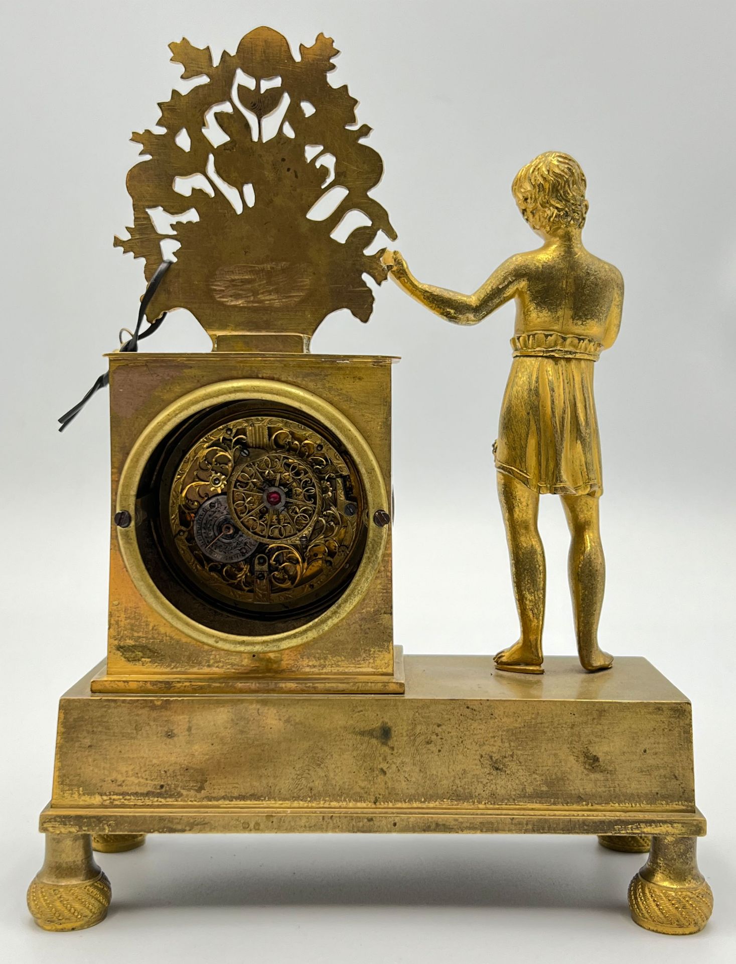 Tisch Uhr. 1. Hälfte 19. Jahrhundert. - Image 3 of 11