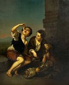 UNSIGNIERT. "Die Pastetenesser". Nach Bartolomé Esteban MURILLO (1618 - 1682).