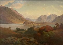 Friedrich LOOS (1797 - 1890) UMKREIS. Bellagio am Comer See.