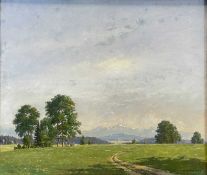 Max MÄRTENS (1887 - 1970). "Chiemgau-Landschaft".