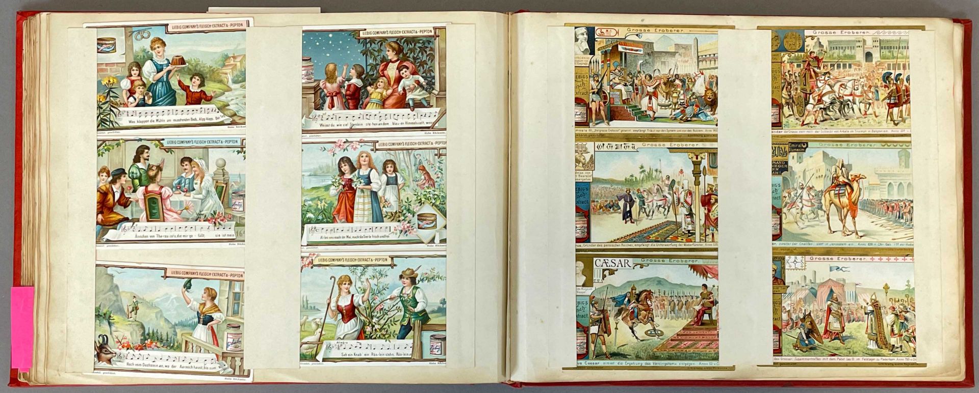 Album für Liebigbilder. Liebig-Bilder-Album, 1885. - Image 8 of 9