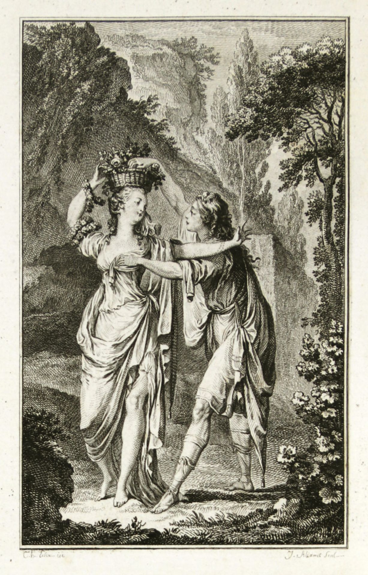 Eisen, Charles. - Sammelband mit 8 illustrierten französischen Drucken des 18. Jahrhunderts.