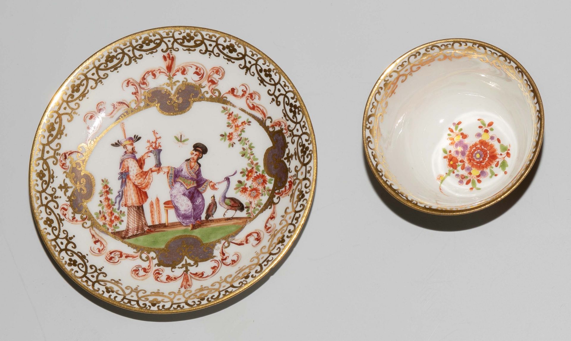 Meissen, Koppchen mit Unterschale - Image 6 of 12