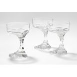 Baccarat, 11 Champagnerschalen