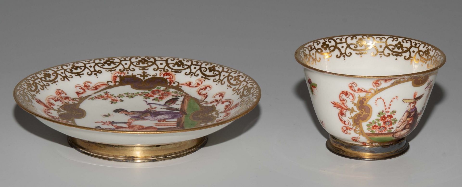 Meissen, Koppchen mit Unterschale - Image 5 of 12