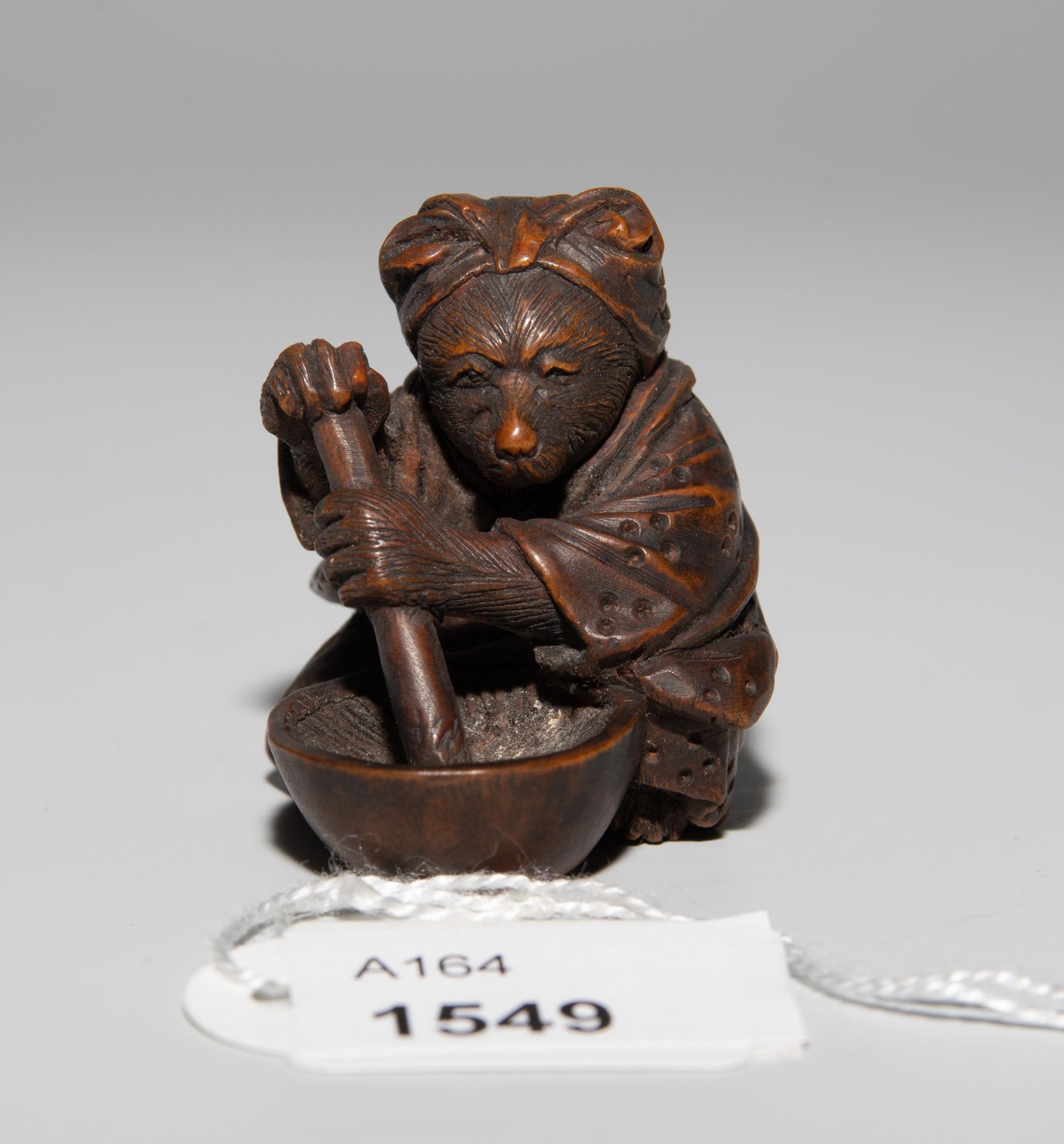 Holz-Netsuke - Bild 2 aus 7