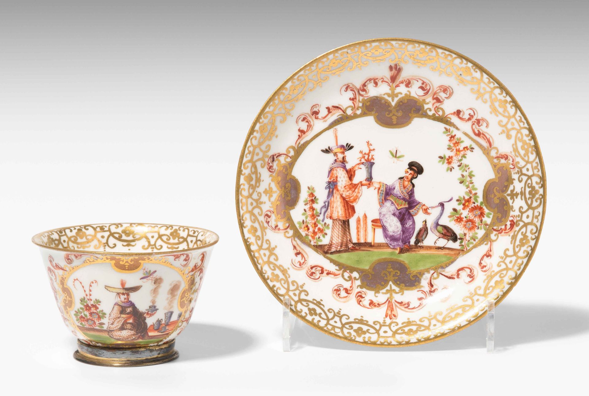 Meissen, Koppchen mit Unterschale