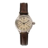 Longines "Monopusher"- Chronograph, um 1925