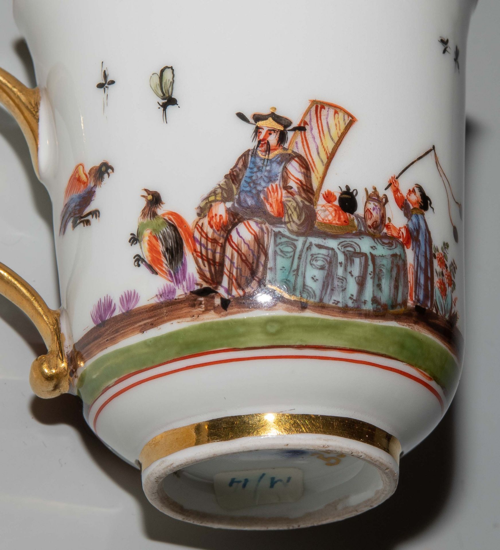 Meissen, Schokoladentasse mit Untertasse - Image 11 of 12