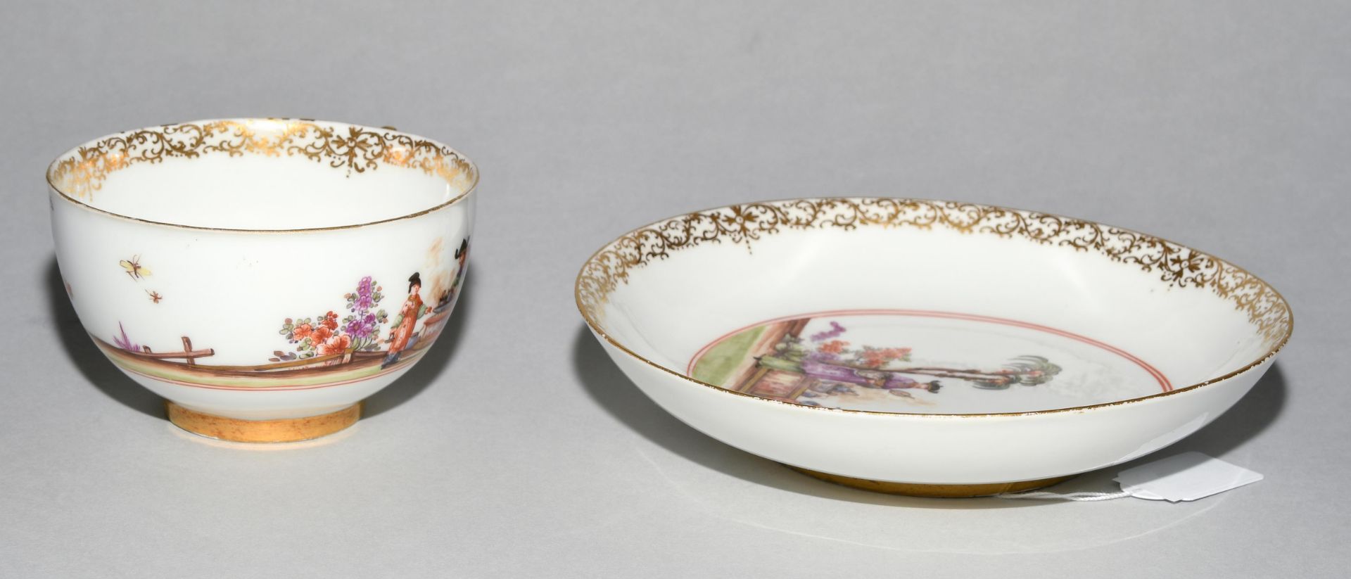 Meissen, Tasse mit Untertasse - Image 3 of 14