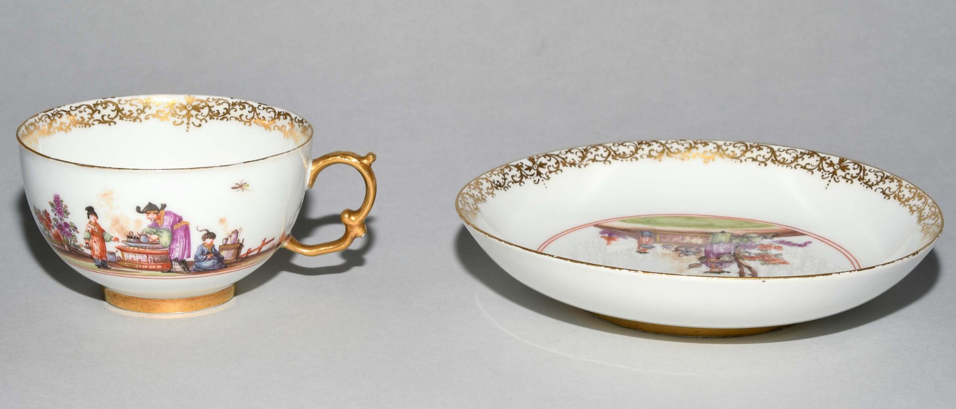 Meissen, Tasse mit Untertasse - Image 4 of 14