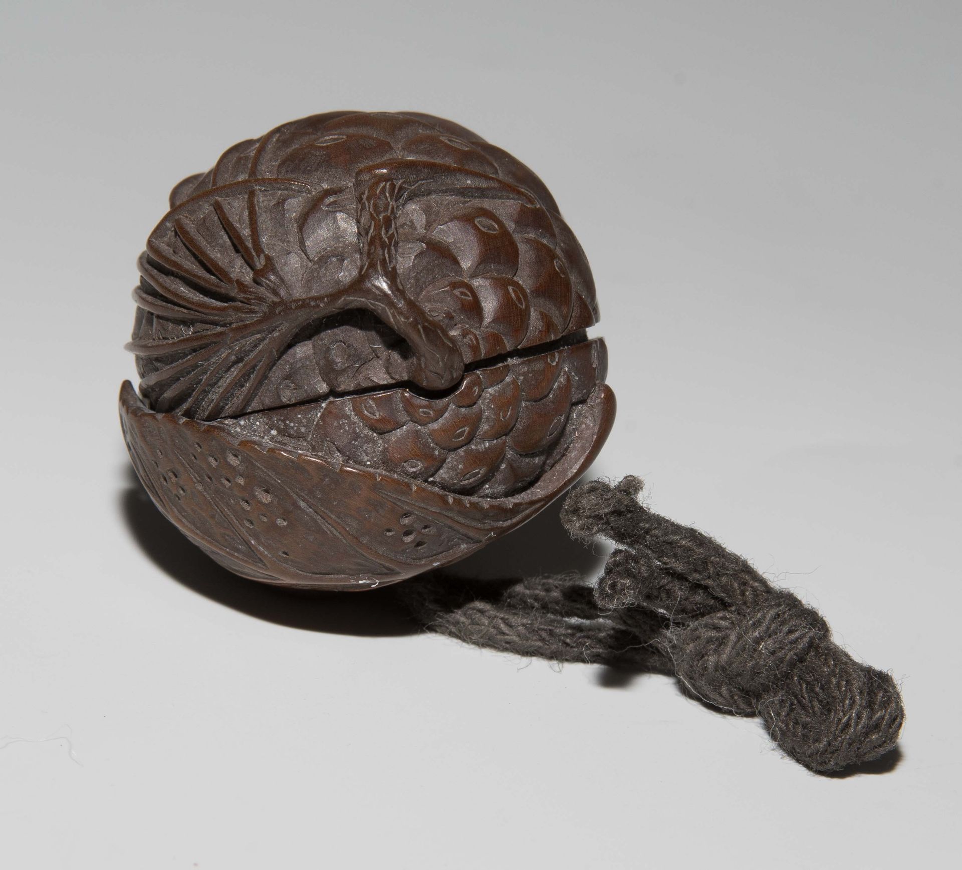 Karakuri-Netsuke von Ouchi Gyokuso (Tokyo 1879–1944) - Bild 5 aus 8