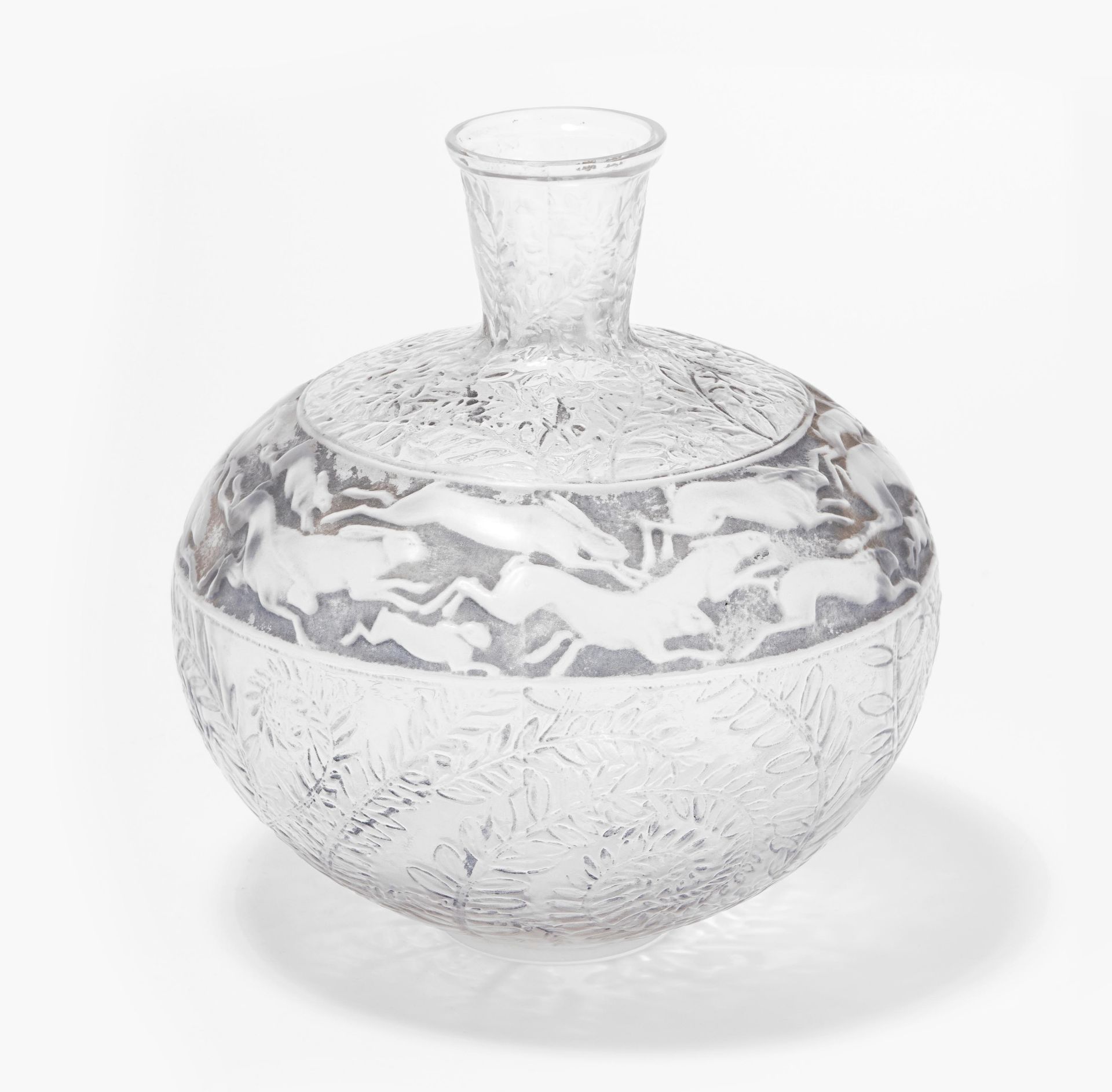 René Lalique, Vase "Lièvres"