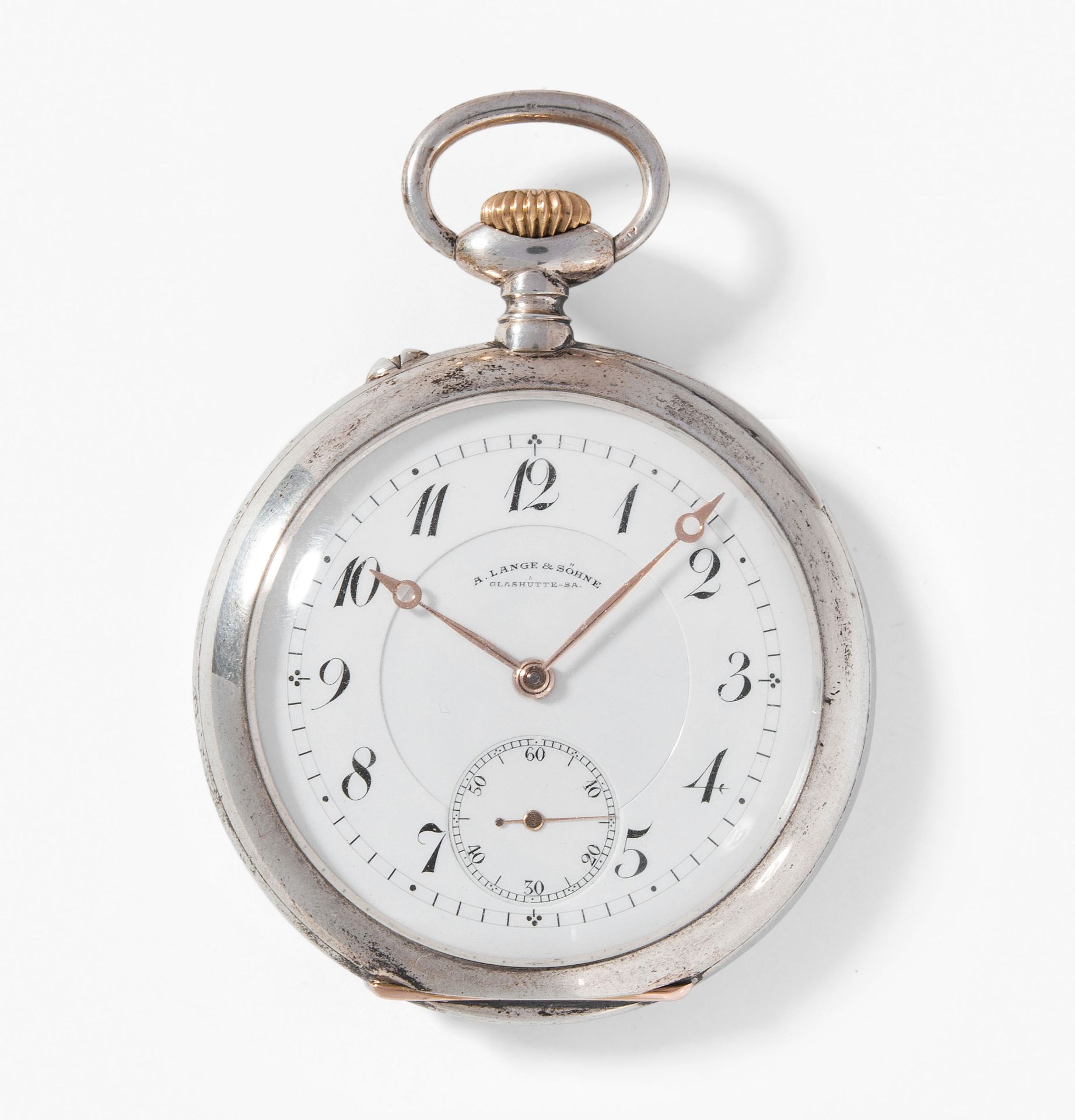 Silbertaschenuhr A. Lange & Söhne Glashütte SA, um 1900