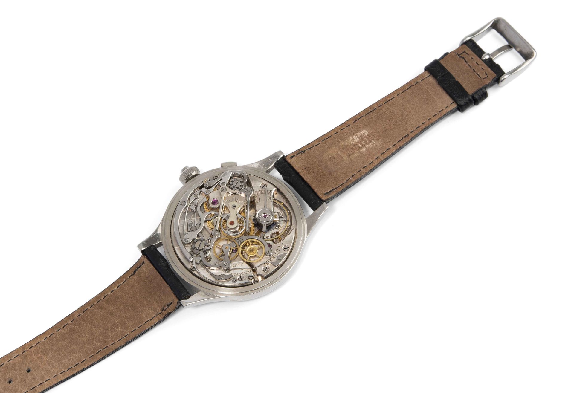 Minerva Chronograph-Rattrapante, 1950er Jahre - Image 3 of 3