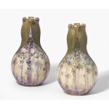 Amphora-Werke Riessner, 1 Paar Vasen