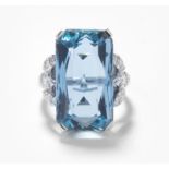 Aquamarin-Brillant-Ring