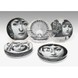 Piero Fornasetti, Serie von 10 Tellern