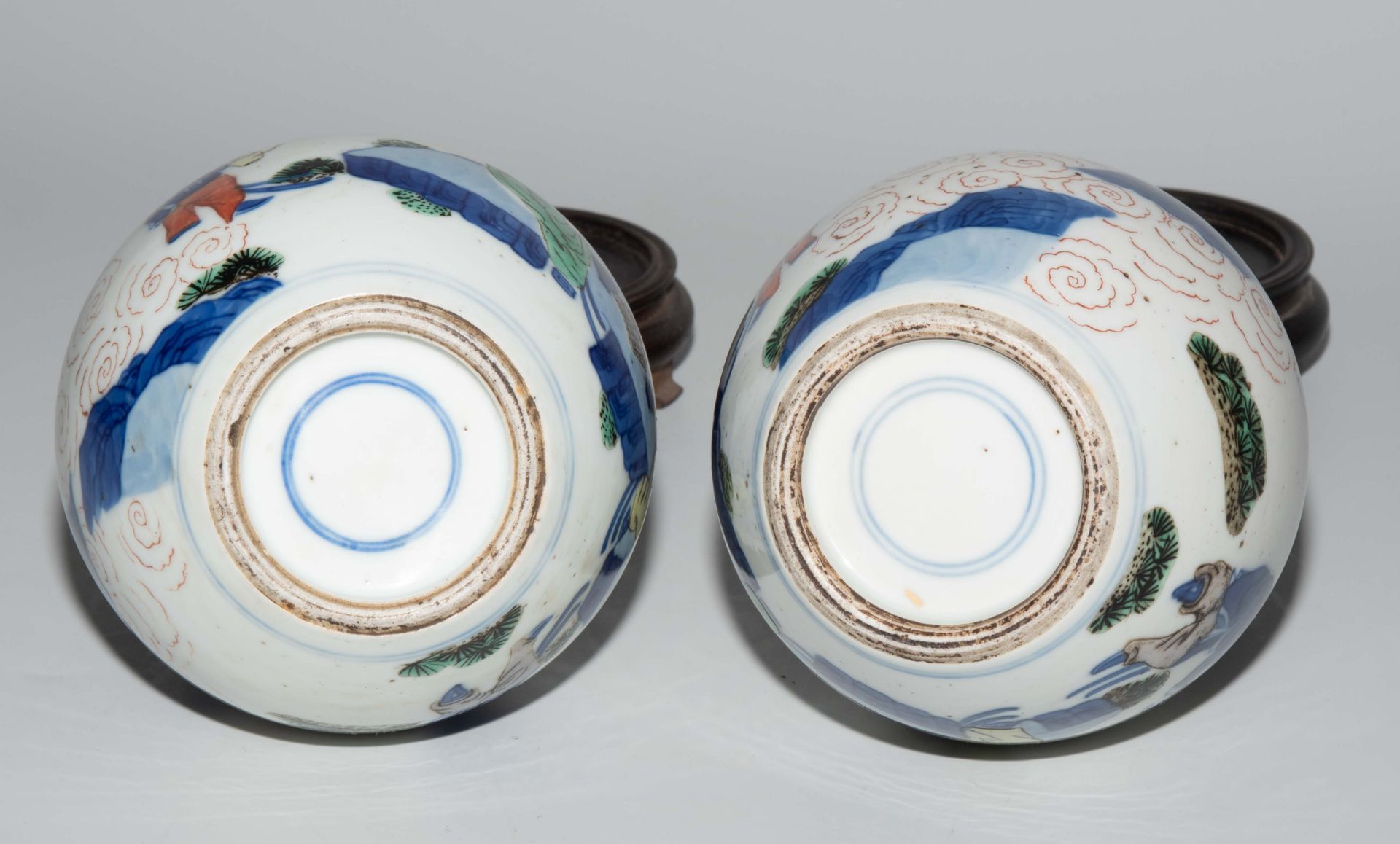 1 Paar Wucai-Vasen - Bild 6 aus 7