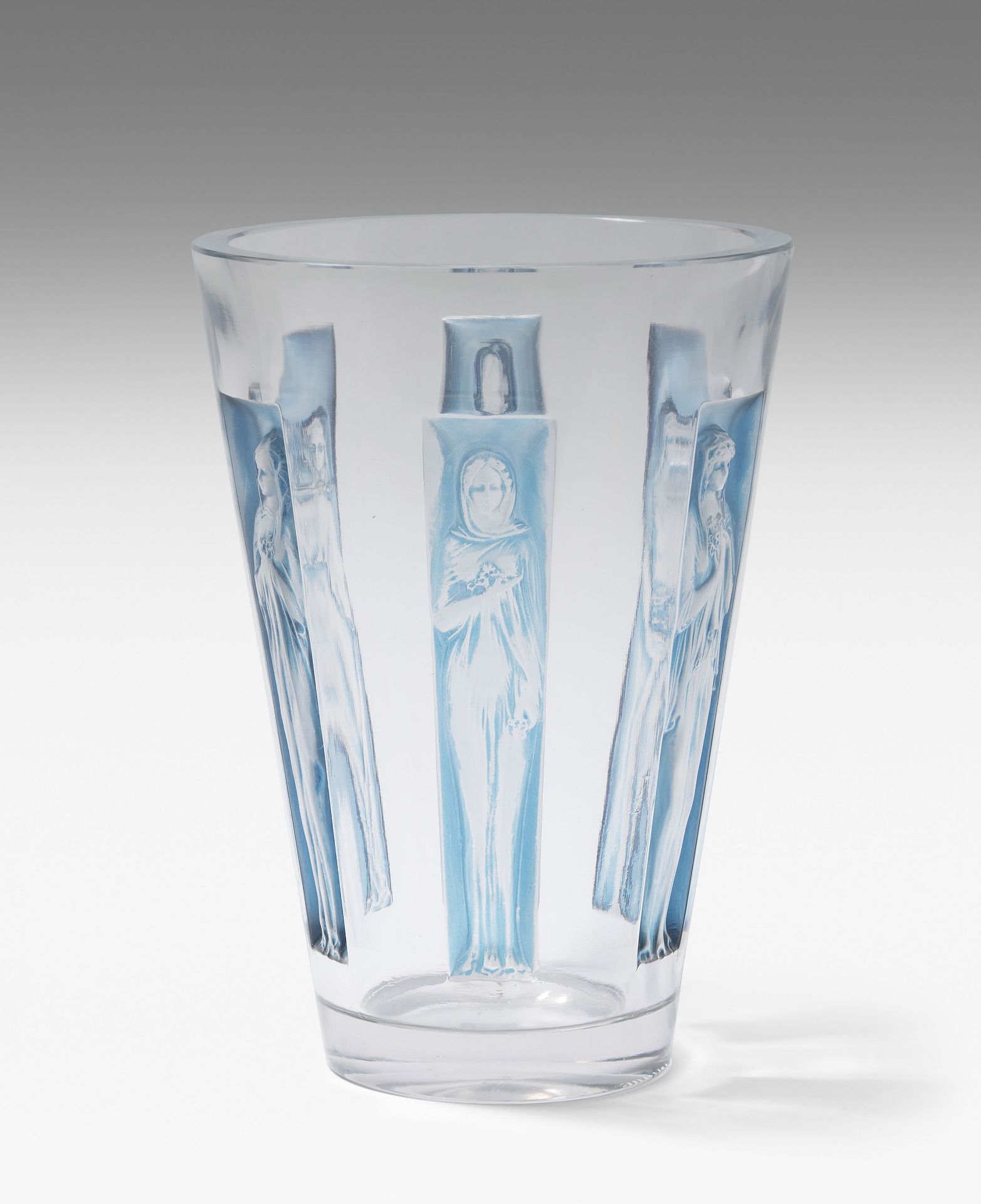 René Lalique, Vase "Gobelet Six Figurines"