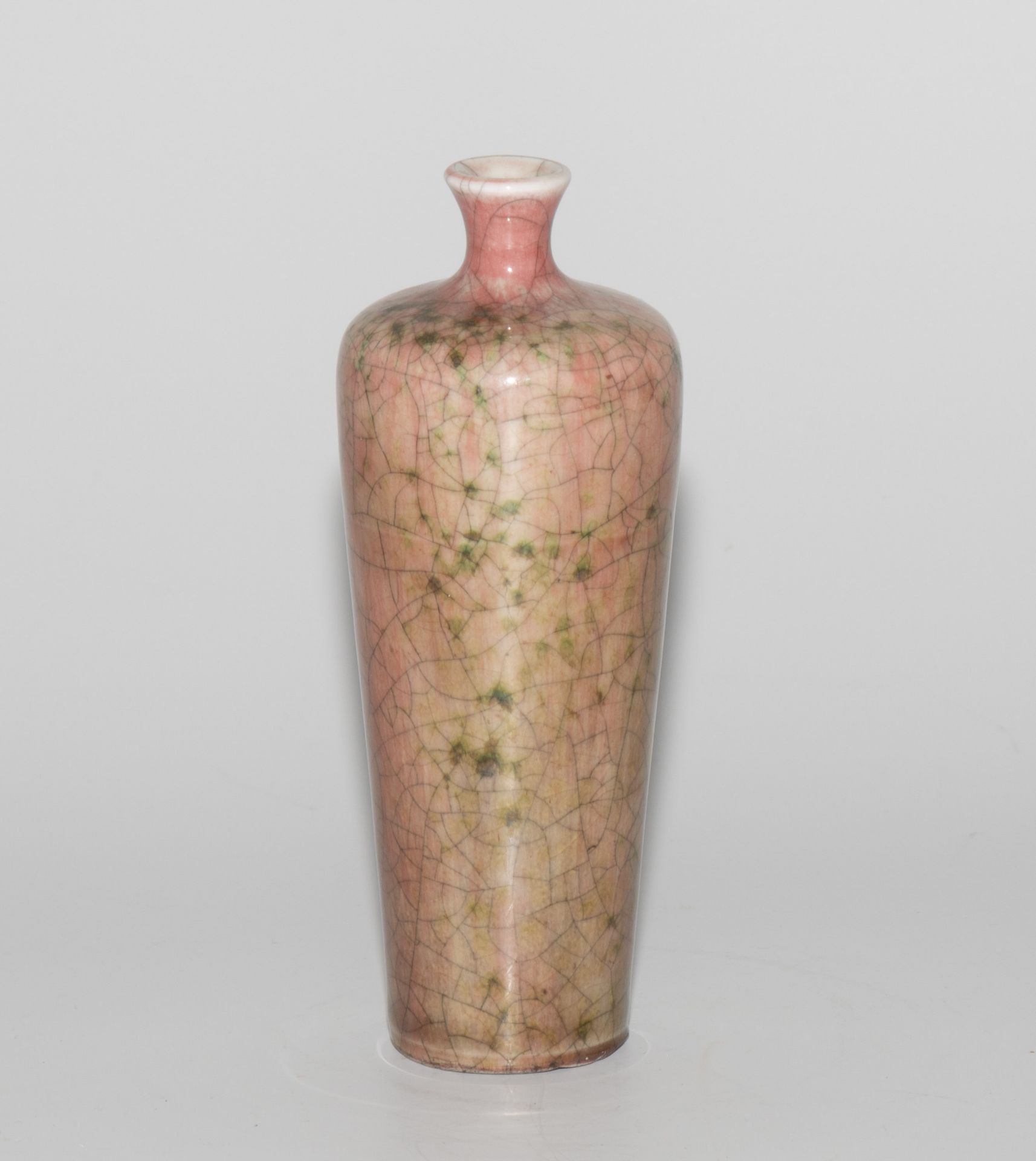 Schlanke Peachbloom-Vase - Image 2 of 7