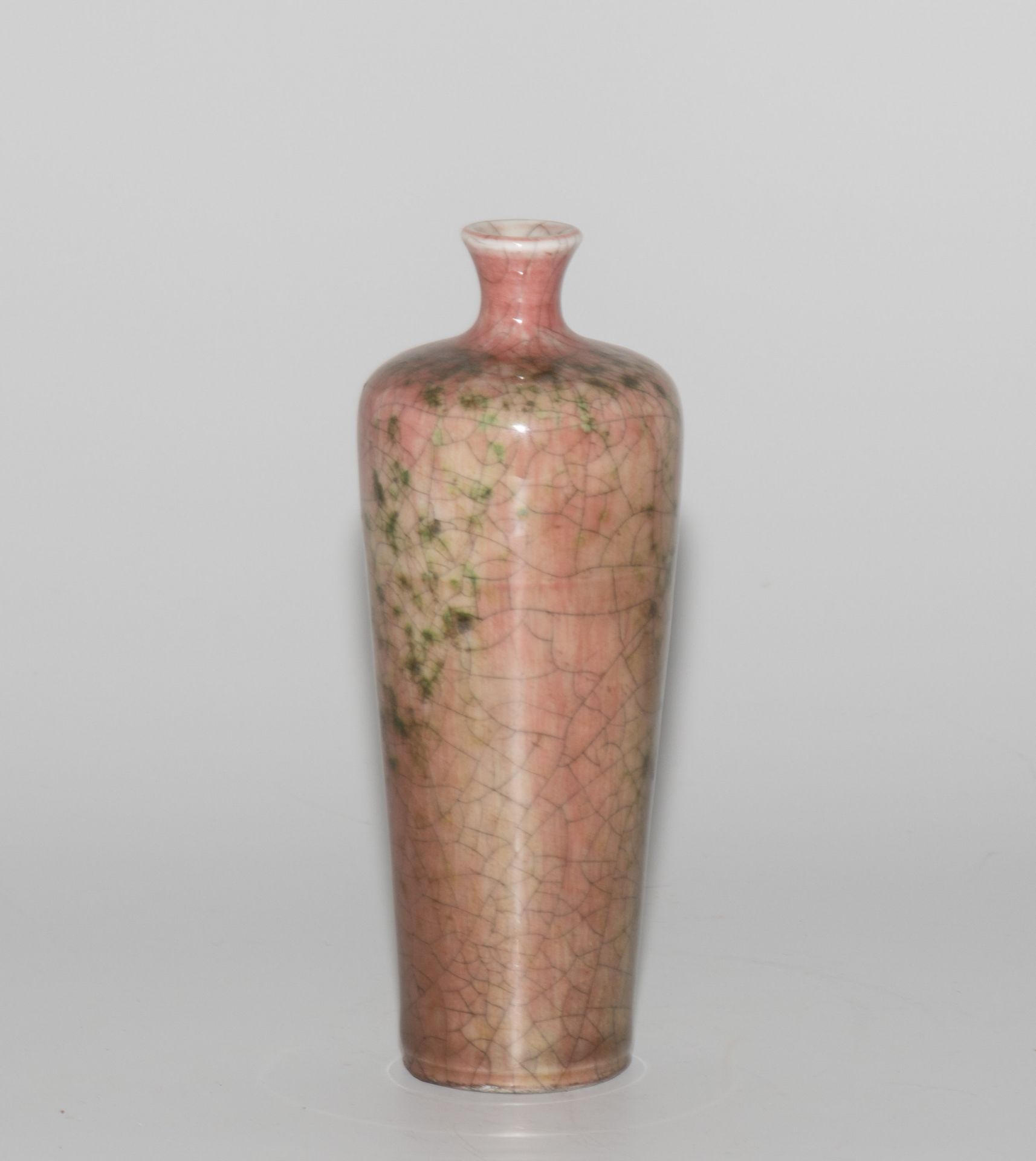 Schlanke Peachbloom-Vase - Image 5 of 7