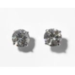 Diamant-Solitaire-Ohrstecker