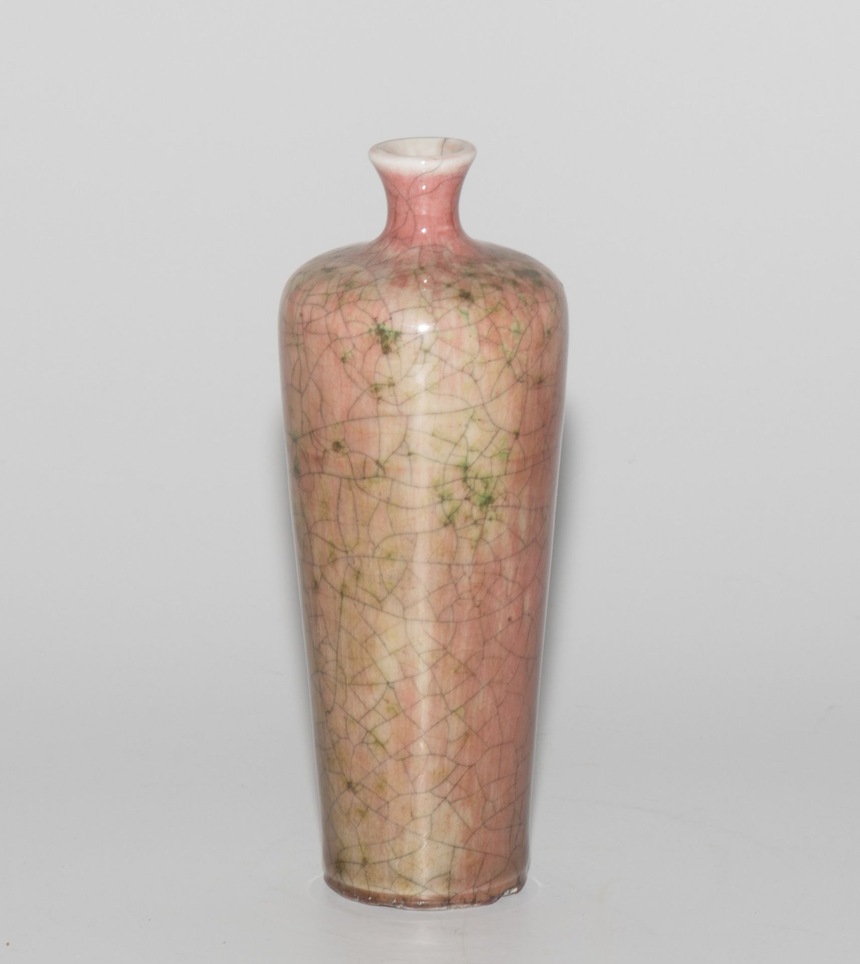 Schlanke Peachbloom-Vase - Image 3 of 7