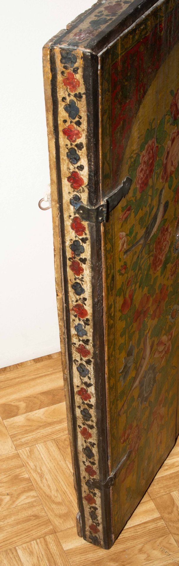 Qajar-Spiegelschrank mit Hinterglasmalerei - Image 12 of 13