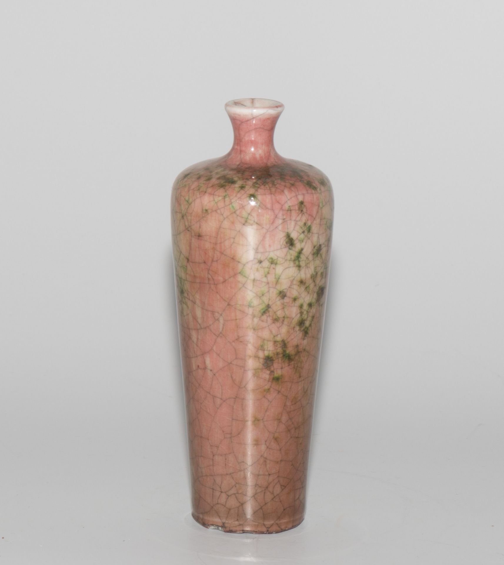 Schlanke Peachbloom-Vase - Image 4 of 7