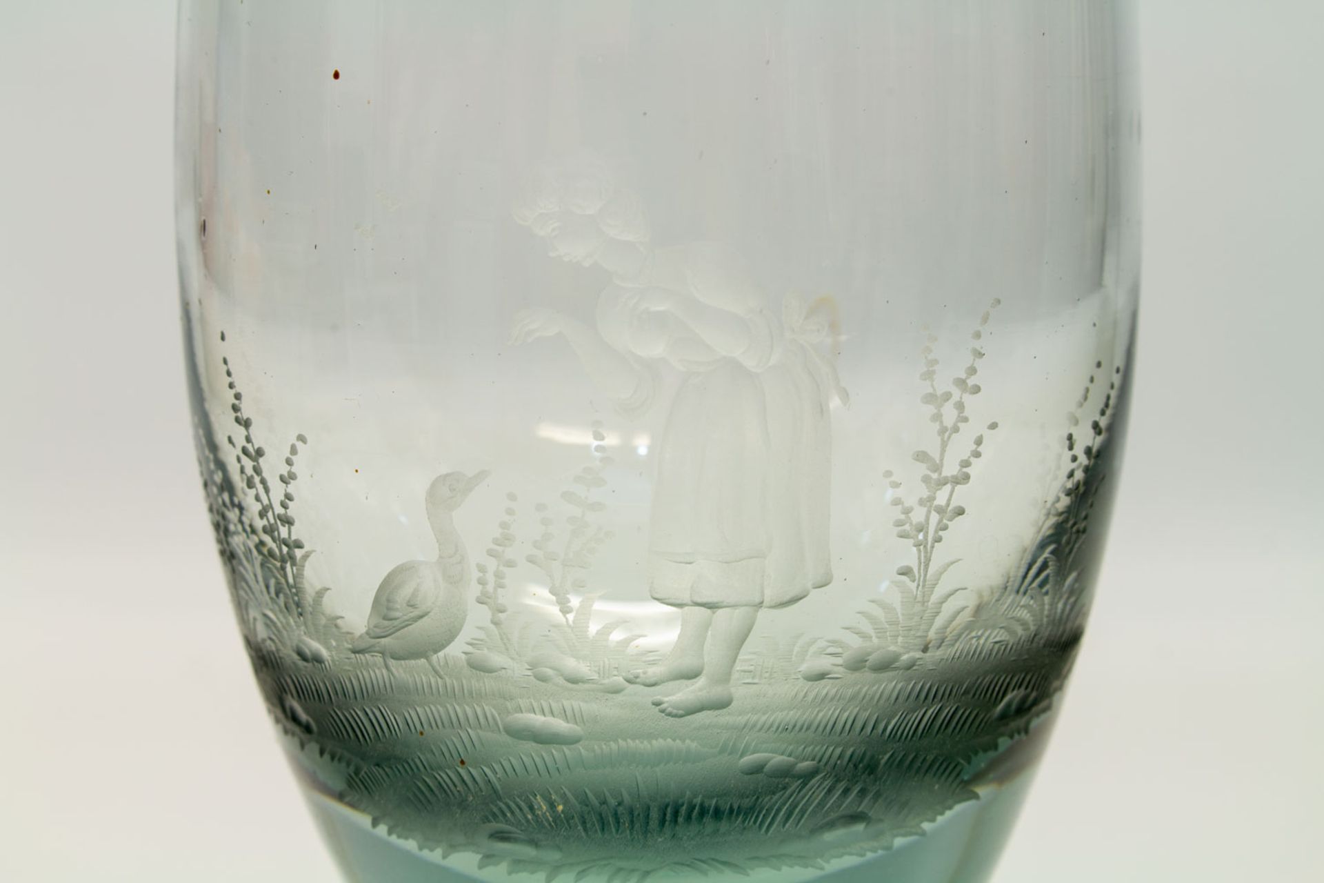 Biedermeier Pokalglas - Bild 2 aus 2