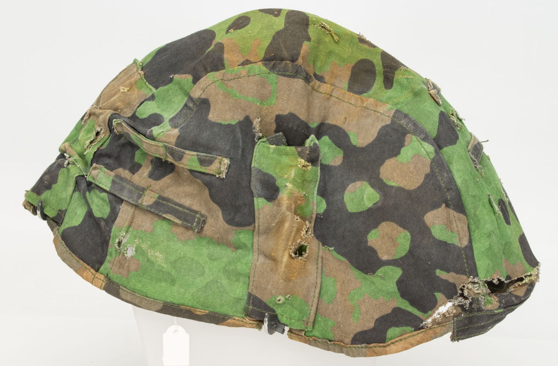 Flecktarn-Stahlhelmüberzug - Image 5 of 8