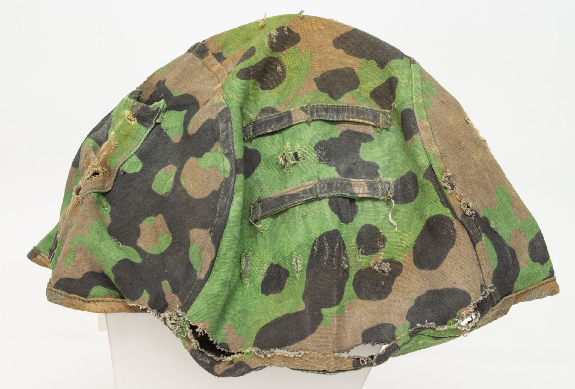 Flecktarn-Stahlhelmüberzug - Bild 6 aus 8