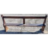 A 19th Century Pine Pub/Church Bench. 242 x 94 cms approx.