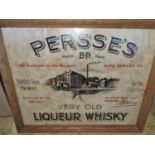 A Persse's pot still liqueur Whiskey pub Advertising Print.