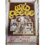 The Merriman Tavern vintage advertising Poster for Wild Geese.