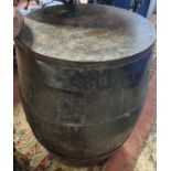 A good Vintage barrel used as a pub table.