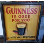 A 'Guinness is Good For You' wall mounted Advertisement. 38 x 46 cm approx.