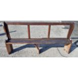 A 19th Century Pine Pub/Church Bench. 236 x 112 cms approx.