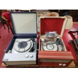 A Tellux Record Player along with an Alba record player in perfect working order according to