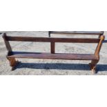 A 19th Century Pine Pub/Church Bench. 242 x 92 cms approx.