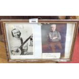 An original Photographic Collage advertising for Tommy Makem and Liam Clancy.