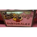 An IndCooper's Burton Ales Pub Mirror, AF.