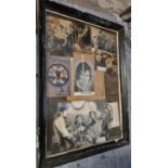 An original framed photographic Collage of Don Fardon, The Weavers, Val O Donlon, Ann Byrne, Paddy