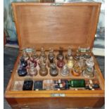 A good 19th Century Apothecary table Cabinet with a fully fitted interion by Nicolson of Glasgow.