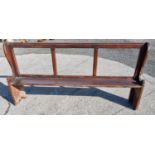 A 19th Century Pine Pub/Church Bench. 236 x 112 cms approx.