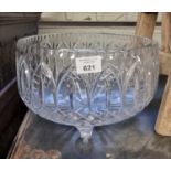 A really good pair of large Crystal Bowls, possibly Waterford.