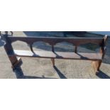 A 19th Century Pine Pub/Church Bench. 245 x 92 cms approx.